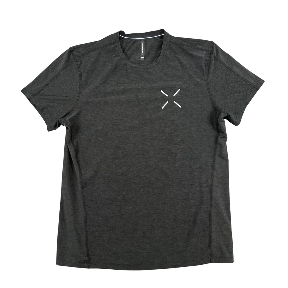 Ten Thousand Versatile Shirt Mens Large Charcoal Short Sleeve Workout Crossfit